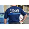 TEE-SHIRT COOLMAX COL ROND POLICE MUNICIPALE