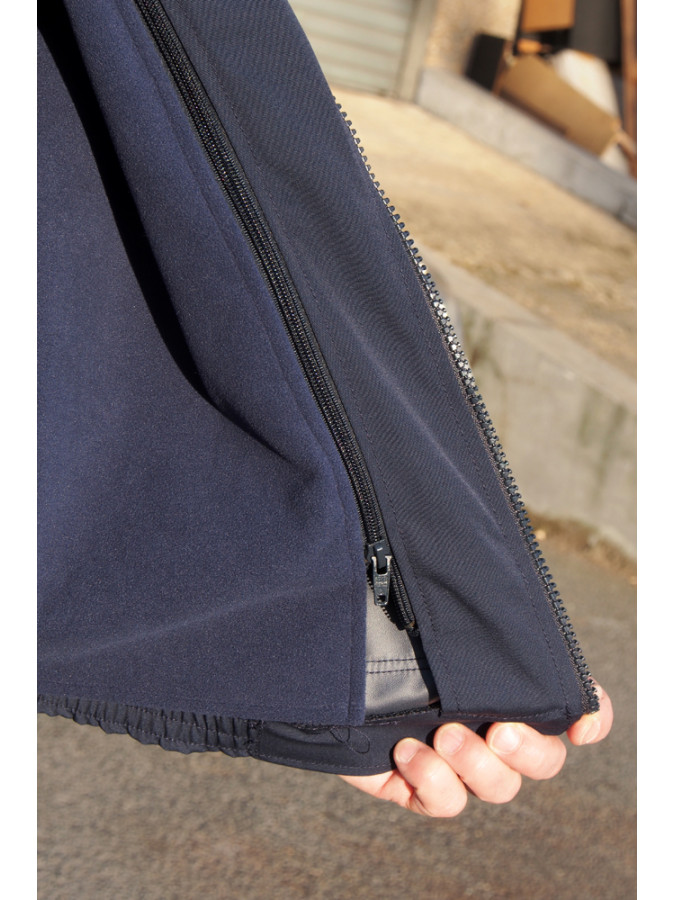 blouson microporeux, doublure en softshell, capuche col, bande gitane police municipale