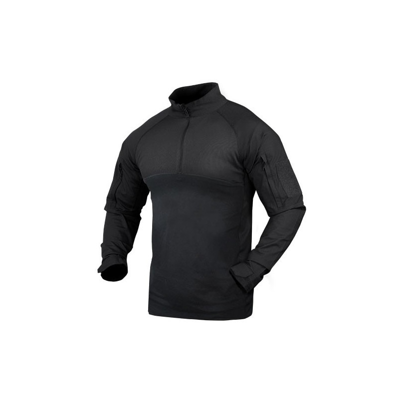 CHEMISE UBAS MANCHES LONGUES NOIRE