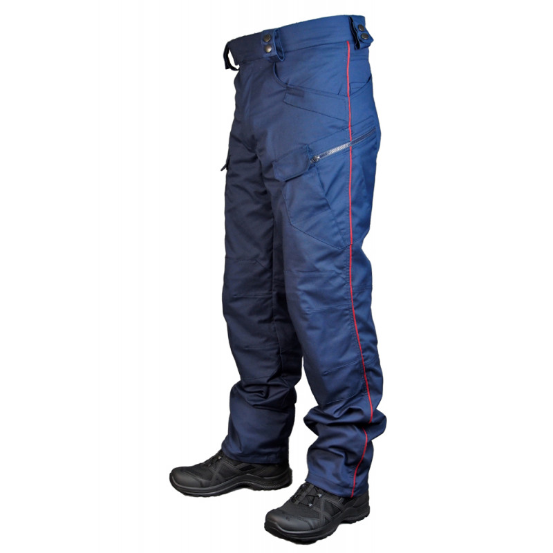 pantalon tactique MDC liseré bordeaux asvp