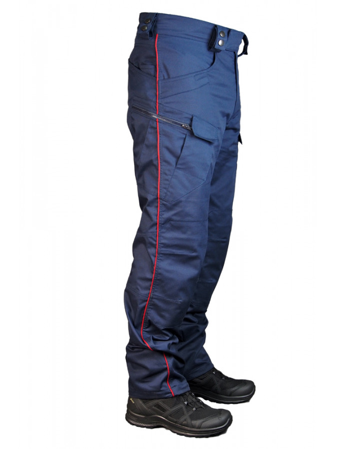 pantalon tactique MDC liseré bordeaux asvp