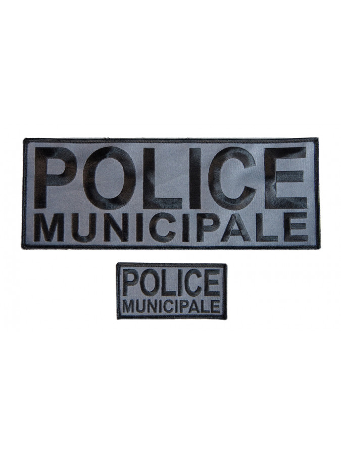 DOSSARD POLICE MUNICIPALE BASSE VISIBILITE