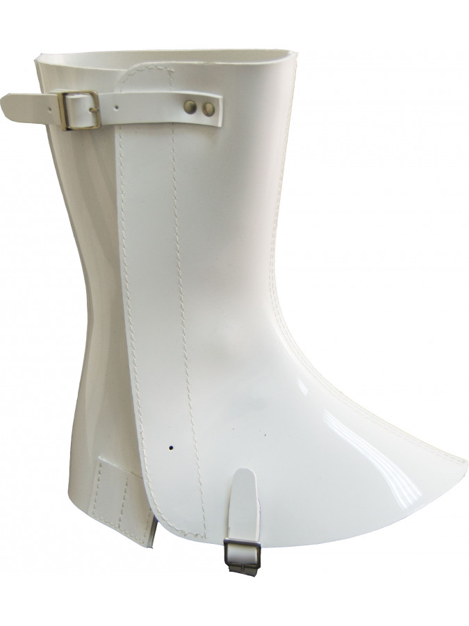 guetres vynil blanche pour tenue de cérémonie