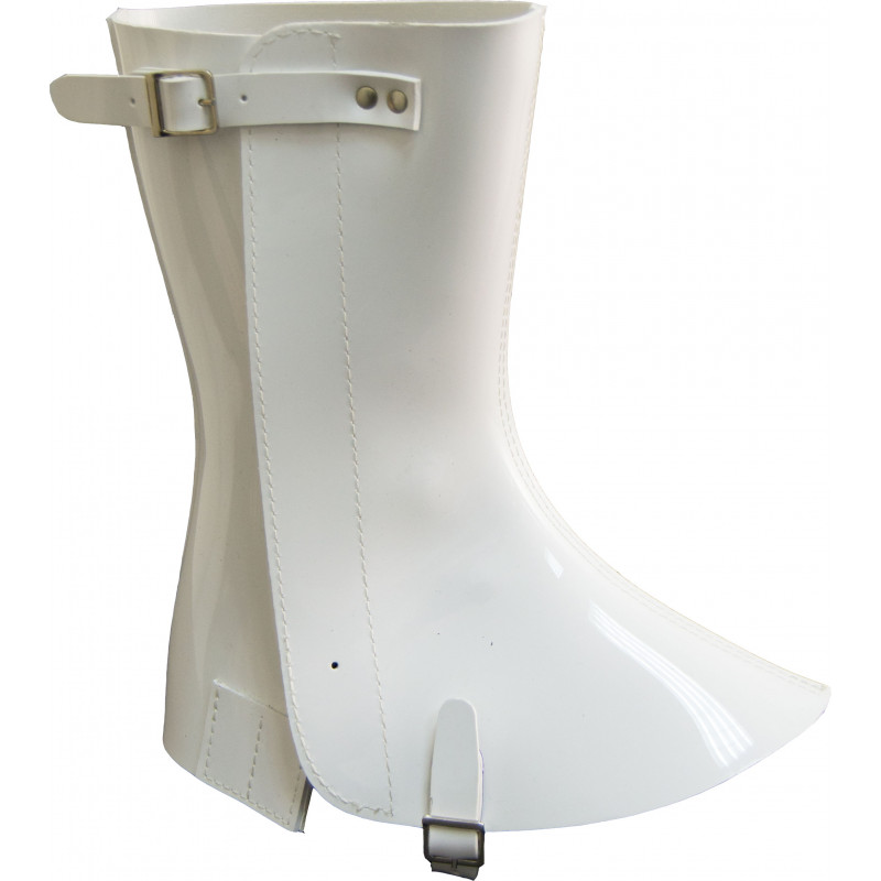 guetres vynil blanche pour tenue de cérémonie
