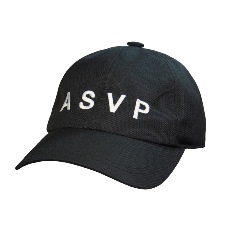 CASQUETTE BASE BALL ASVP NOIRE