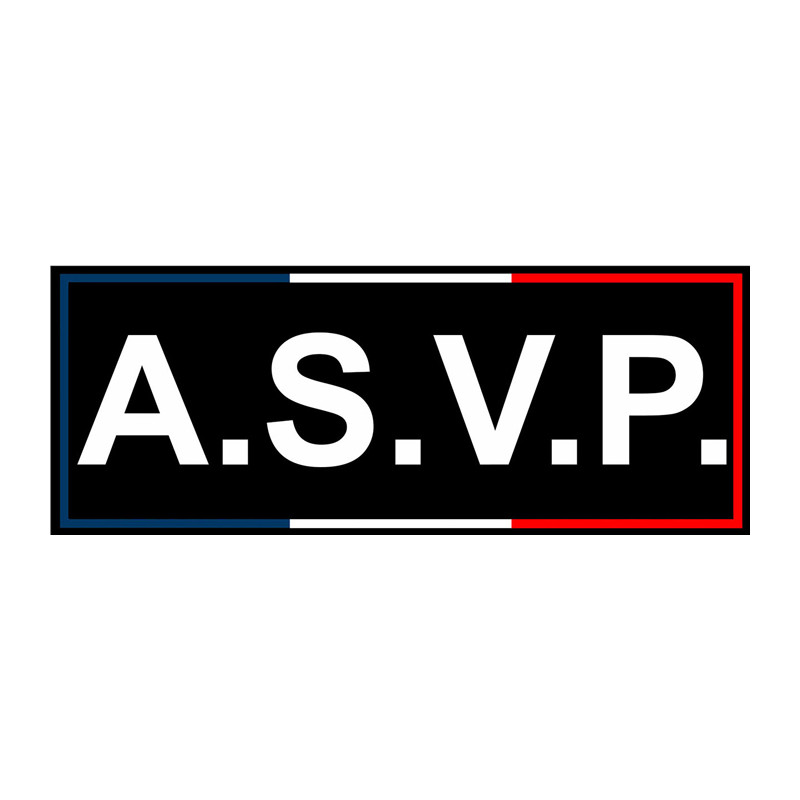 identifiant ASVP couleur PVC