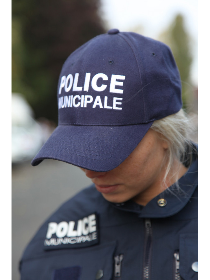 casquette base ball police municipale