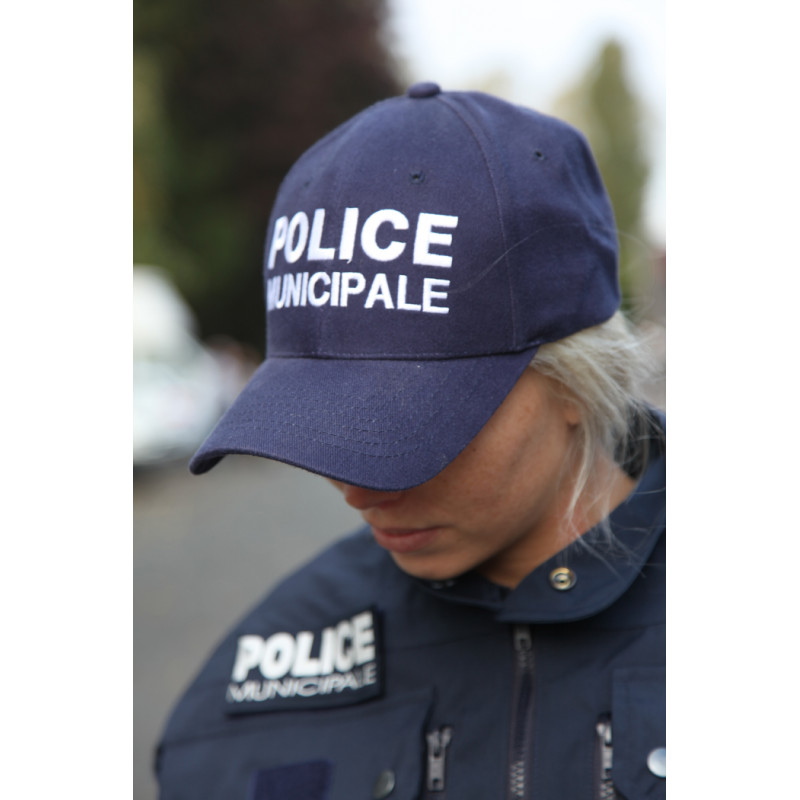 casquette base ball police municipale