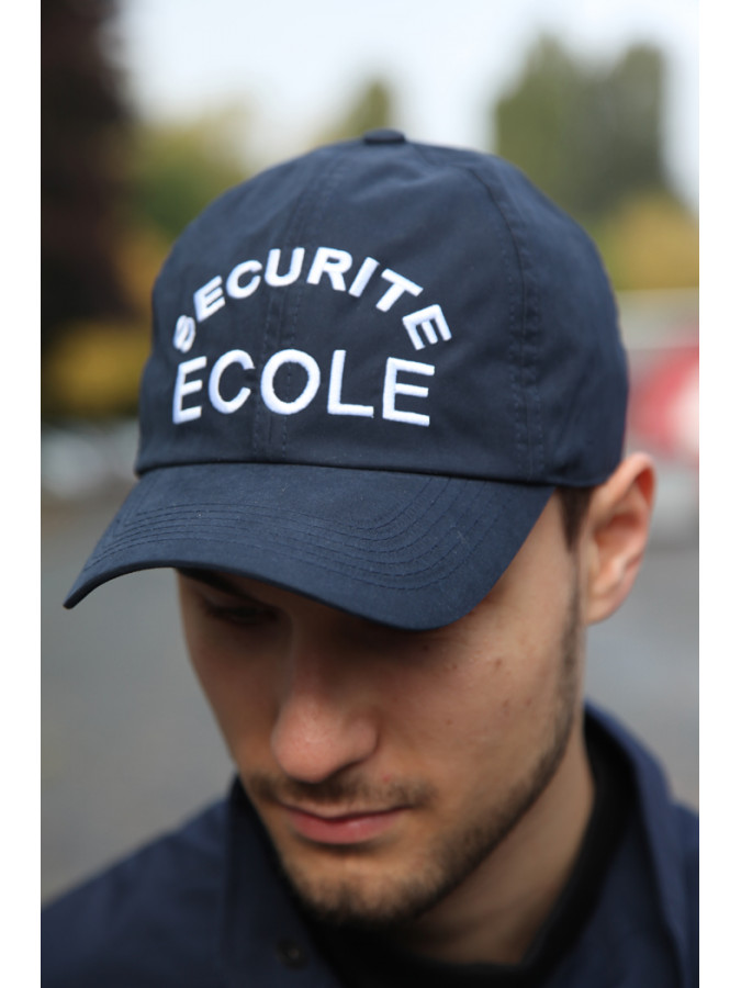 casquette base ball broderie sécurité école