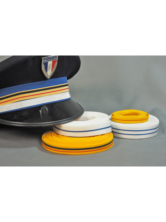 grade élastique police municipale pour casquette de cérémonie