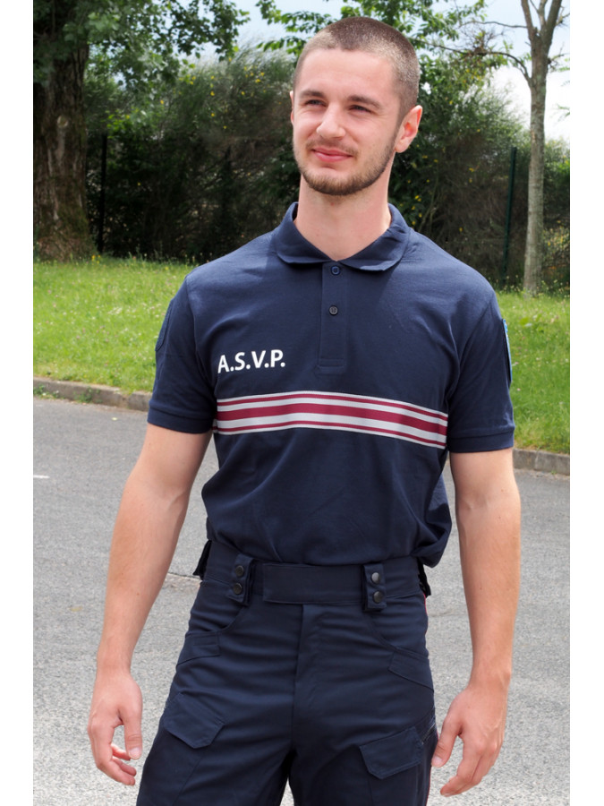 polo coton manches courtes asvp