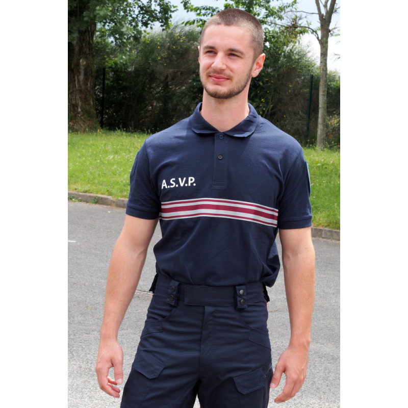 polo coton manches courtes asvp