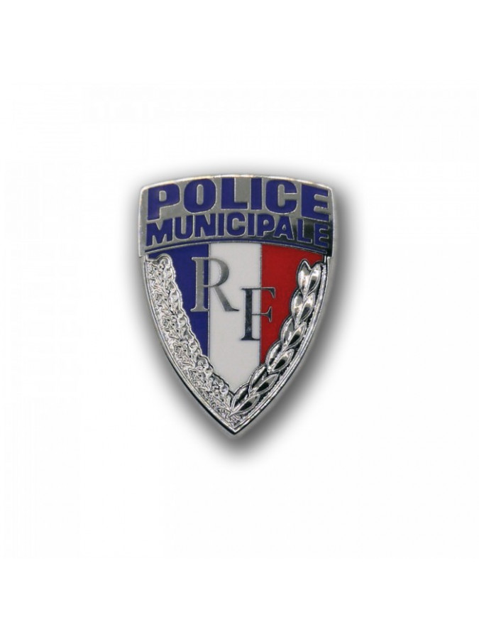 pin's metal pour calot police municipale