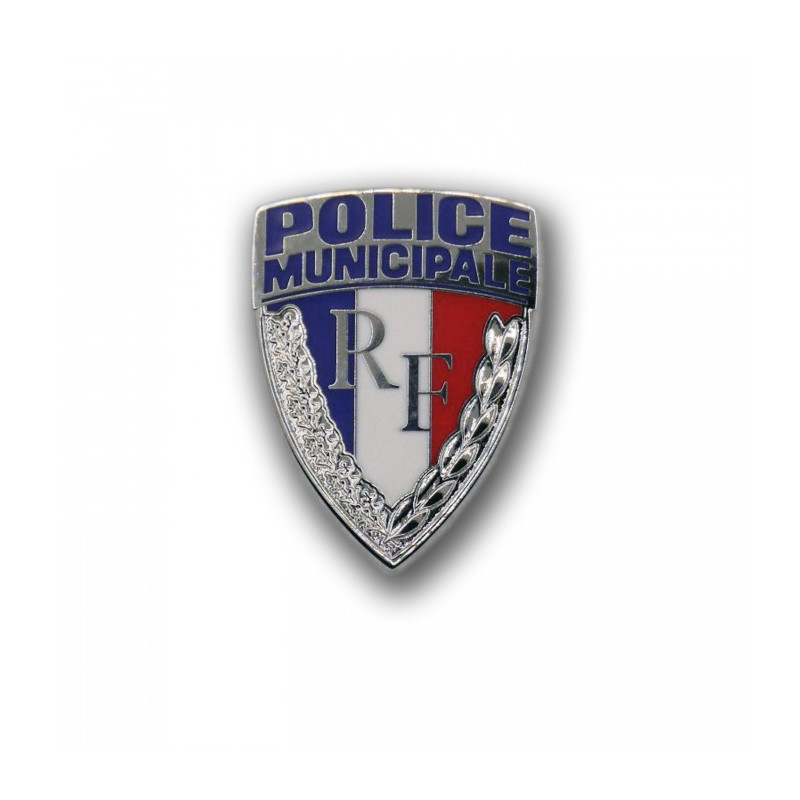 pin's metal pour calot police municipale