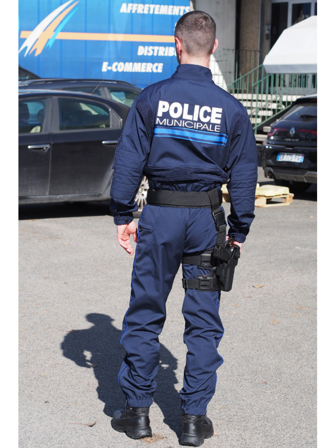 Combinaison intervention police municipale renforts coudes et genoux