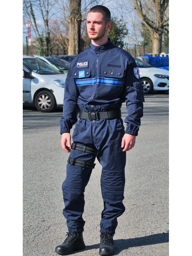 Combinaison police municipale renforts coudes genoux épaules