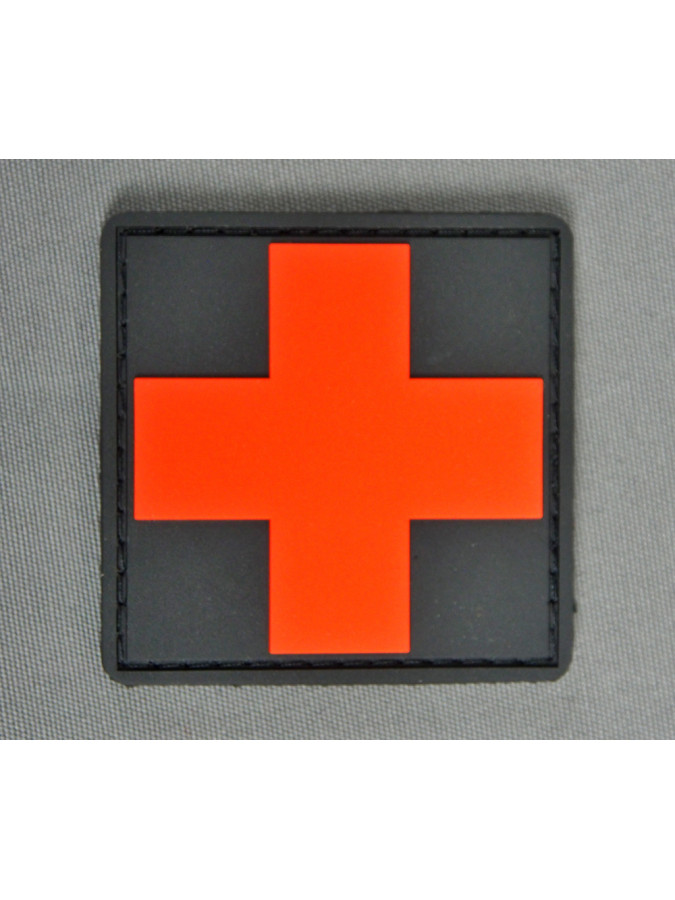 PATCHE GOMME CROIX ROUGE MEDIC