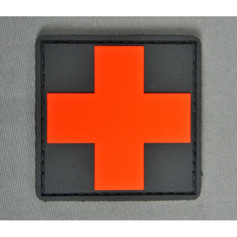 PATCHE GOMME CROIX ROUGE MEDIC