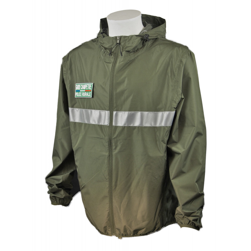 Coupe vent imperméable garde champêtre