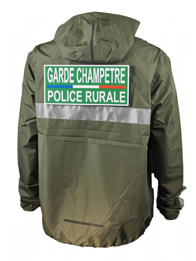 Coupe vent imperméable garde champêtre