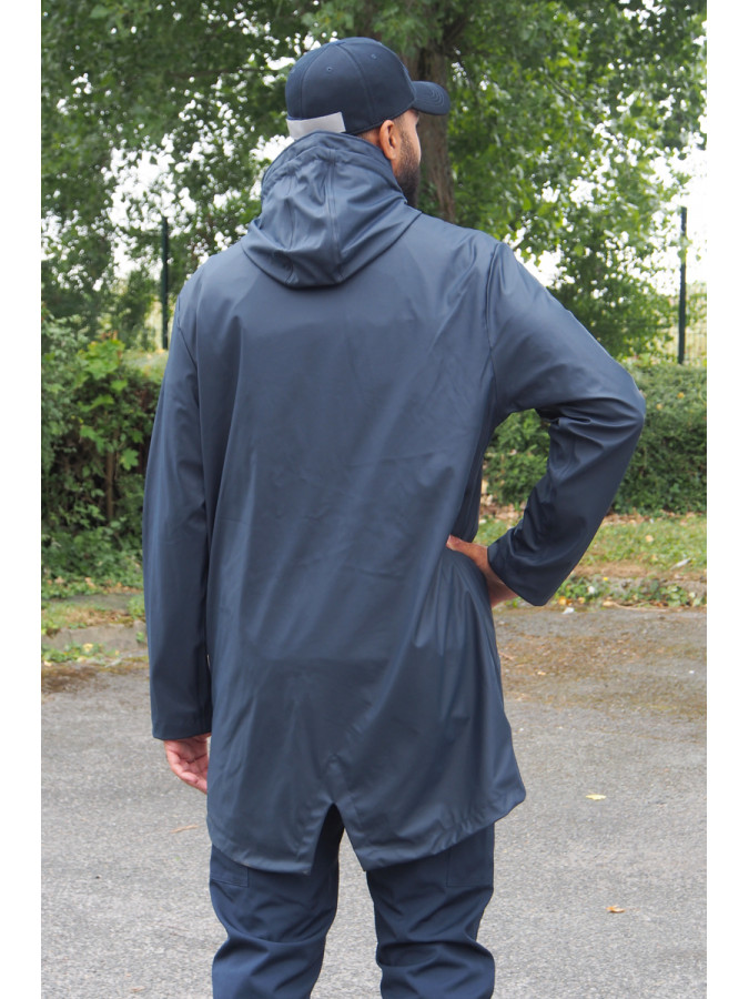 parka waterproof queue de pie bleu marine