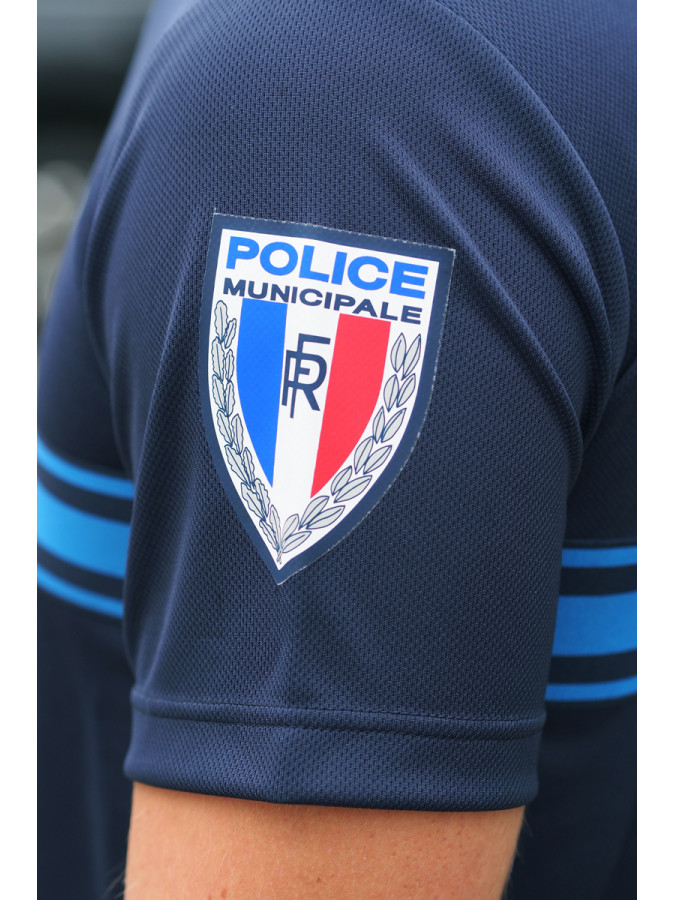tee shirt technique polyester recyclé police municipale