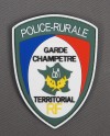 ECUSSON DE BRAS PVC POLICE RURALE-GARDE CHAMPETRE