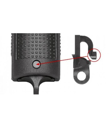 ATTACHE DRAGONNE GLOCK 01 NOIR POUR GEN4/ GEN5